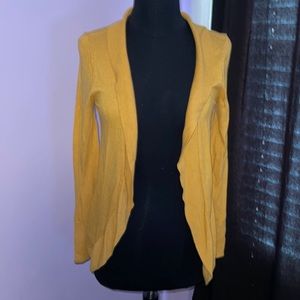 Yellow Sweater Cardigan
